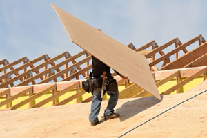 roofing construction worker